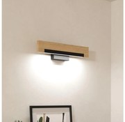 Eglo 901738-LED Fali lámpa CAMACHO LED/9,6W/230V 3000K fekete/bézs