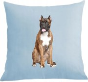Párna párnahuzat nyomott mintás Boxer Kutya