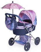 Rappa DeCuevas 85076 Összecsukható babakocsibabáknak napernyével és táskával Magic Bubble 2024
