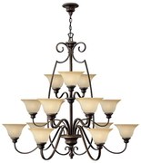 Hinkley HK-CELLO15 - Csillár láncon CELLO 15xE27/60W/230V