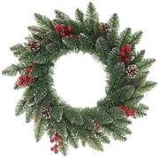 Levante karácsonyi koszorú, zöld, átmérő: 50 cm