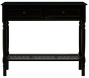 Fekete konzolasztal 33x91 cm Heritage – Premier Housewares
