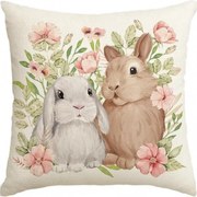 Len párnahuzat PETALIQUE 45x45 cm, színes