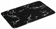 AQUALINE PCD011 fürdőszoba szőnyeg 50 x 80 cm,fekete/márvány