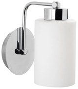 Balcova - N-340 fali lámpa, ezüst/fehér