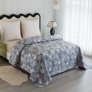 SNOWFLAKE kékesszürke ágytakaró Méret: 170 x 210 cm