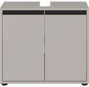 Szürke mosdó alatti szekrény 63x55 cm Lemont – Germania