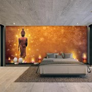 Fotótapéta - Buddha aranyfényben (147x102 cm)