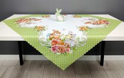 Húsvéti futó 85x85 nyuszi húsvét Zöld Oldal Virágok húsvéti tojás
