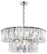 Maytoni MOD043PL-12CH - Csillár láncon PUNTES 12xE14/40W/230V króm