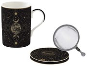 Porcelán teás bögre szűrővel Coffee Mania Celestial