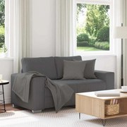 sötétszürke kordbársony szövet loveseat kanapé 120 cm