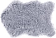 Bellatex műszőrme - kilépőszőnyeg szürke, 60 x 90 cm