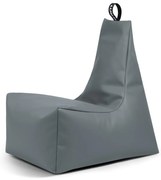 Szürke bőrutánzat gyerek babzsákfotel Icy M – So Soft?