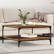 Dohányzóasztal Régi fa 80 x 80 x 40 cm Faanyag