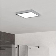 Eglo 901766 - FUEVA LED fürdőszobai mennyezeti lámpatest LED/10,5W/230V 22x22 cm IP44 króm