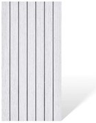 Öntapadós PVC dekorpanel, 4db-os csomag, világos szürke lambéria minta, 30 x 60 cm