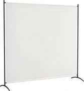 Outsunny egypaneles kültéri paraván, UV30+ vízlepergető, stabil talapzat, bézs (180 x 50 x 180 cm) | Aosom