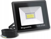 Wegoodlife Kültéri Led reflektor 10W, IP66 vízálló, 3000K