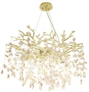 Zuma Line MD4115-1-EGN - Csillár zsinóron CINDY 10xG9/3,5W/230V arany