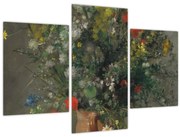 Kép - Auguste Renoir,  Flowers in a Vase, reprodukciók (90x60 cm)