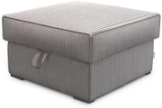 Bézs SMART COSARO tárolós puff, 65x65 cm