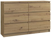 M6 140 komód, tölgy