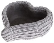 Tiszteletteljes dekoráció Beton virágcserép Szív,23 x 10 x 23 cm