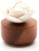 Design diffúzor fehér bengáli rózsa motívummal - ANOQ