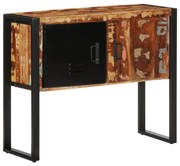 konzolszekrény többszínű 90x35x75 cm tömörfa újrahasznosított