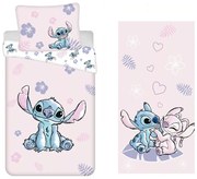 Lilo és Stitch A csillagkutya ágyneműhuzat és törölköző szett (Pink)