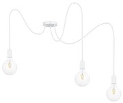 Csillár zsinóron MIROS 3xE27/60W/230V pók fehér