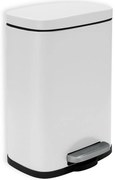 Spirella Akira pedálos szemetes 5 l, matt fehér