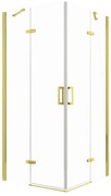 Flow Gold szögletes nyílóajtós zuhanykabin zuhanytálca nélkül