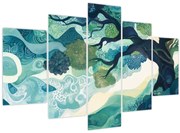 Kép – Az életfa zöld lombkoronája (150x105 cm)