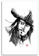 Gario Vászonkép Jack Sparrow - Péchane Méret: 40 x 60 cm