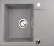 Gránit Mosogató Estein konyhai mosogató 59 szürke 59 x 50 cm