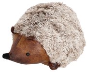 Erdei állatos bőr ajtókitámasztó, süni, 1,5 kg