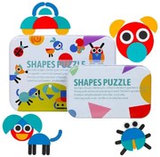 Logikai alak kirakó Montessori fajáték