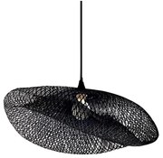 Zambelis 19108 - Csillár zsinóron 1xE27/40W/230V bambusz/fekete