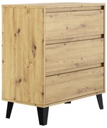 BOGAN 3S70 komód, tölgyfa artisan