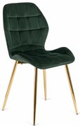Zöld Bársony Étkezőszék. LUCKY