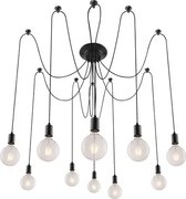 Beltéri függeszték e27 10x60w matt fekete caspar