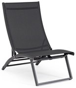 Antracitszürke fém kerti napozóágy Taylor – Bizzotto