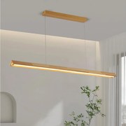 Brilagi - LED csillár zsinóron UMEA WOOD LED/30W/230V 120 cm fa