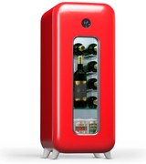 Klarstein Shirley 15 Uno, borhűtő, 15 palack, 5 - 20 °C, érintésvezérlés, retró