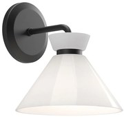 Alora Mood ALM-HALSTON-1WB-BK - HALSTON fali lámpatest 1xE14/40W/230V fekete