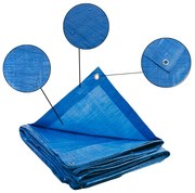 Takaróponyva kék 15x20m 75g/m2