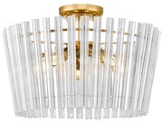 Zuma Line C0547-05H-F9AC - Felületre szerelhető csillár BACH 5xE14/40W/230V arany