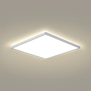 Brilagi - ULTRA SLIM LED/24W/230V fürdőszobai mennyezeti lámpa 42x42 cm ezüst IP54